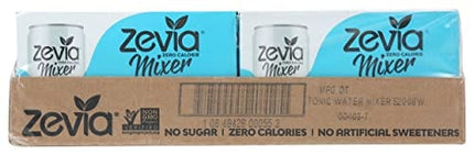 ZEVIA, SODA, TONIC WATER, ZERO CAL - 7.5 Fl Oz (Pack of 24)