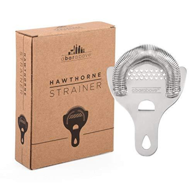 Hawthorne Cocktail Strainer - Stainless Steel Strainer for Professional Bartenders and Mixologists