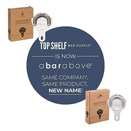 Hawthorne Cocktail Strainer - Stainless Steel Strainer for Professional Bartenders and Mixologists