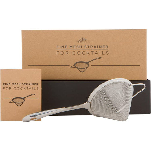 A Bar Above Fine Mesh Strainer – Stainless Steel Strainer for Cocktail Set – Ergonomic, Durable Cocktail Strainer with Handle for Cocktails, Tea & More – Bar & Home Strainers for Kitchen