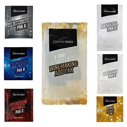 ABC Cork Co Wine Making Kit | 6 Gallon Wine Kit | Premium Ingredients for DIY Wine Making, Makes 30 Bottles of Wine (Chardonnay, Medium-Bodied)