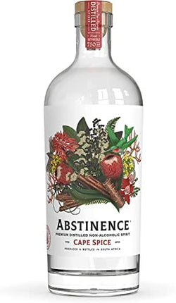 Abstinence Spirits Cape Spice | Award Winning Alcohol-Free Spirit | Calorie-free, Sugar-free | 750ml