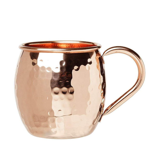 Barrel Style Moscow Mule Copper Mug with Copper Handle - Bulk Purchase - as low as USD $6.25 per mug