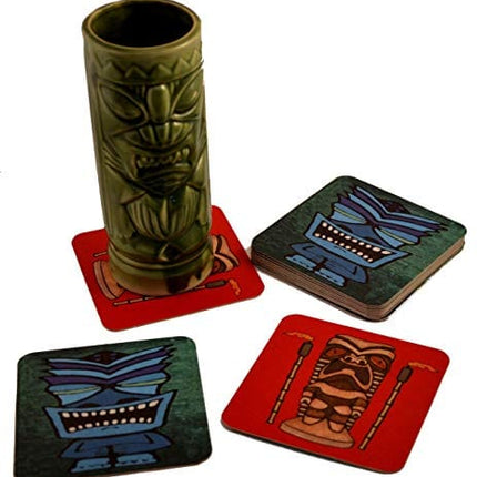 20 Tiki Bar Hawaiian Drink Cocktail Coasters