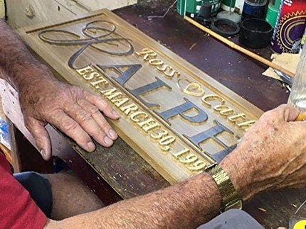 ADVPRO wpa0389 Name Personalized Home Bar Wood Engraved Wooden Sign - Standard 23 x 9.25