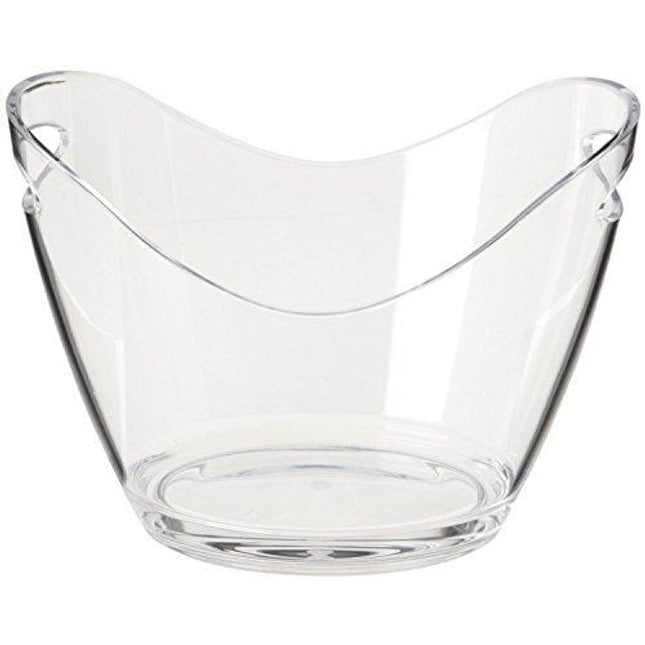 Agog - Ice Bucket Clear Acrylic 3.5 Liter Good for up to 2 Wine or Champagne Bottles Ice Bucket (1)