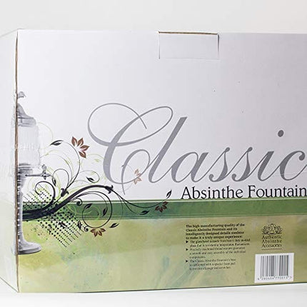 Premium Quality Absinthe Fountain AAA | 4 Spouts | Made of Metal | Antique Design | Authentic Reproduction