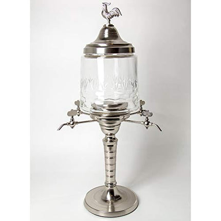 Premium Quality Absinthe Fountain AAA | 4 Spouts | Made of Metal | Antique Design | Authentic Reproduction