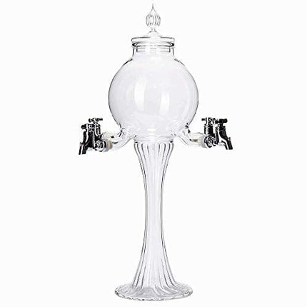 ALANDIA Absinthe Fountain Set Bubble | 1x Premium Fountain with 4 spouts | 4x Absinthe Glasses | 4x Absinthe Spoons | 1x Absinthe Sugar Cubes