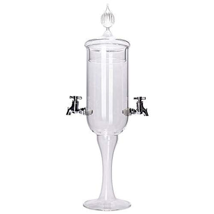 ALANDIA Absinthe Fountain Petite | Mouthblown Glass | 2 Spouts | Easy Handling
