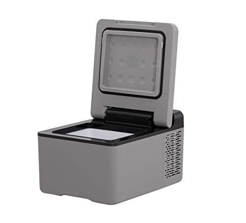 Alpicool C9 Mini Portable Refrigerator 10 Quart(9 Liter) 12 Volt Fridge Freezer for Car, Vehicle, Truck, RV, Boat, Mini Fridge Freezer for Driving, Travel, Fishing, Outdoor -12/24V DC