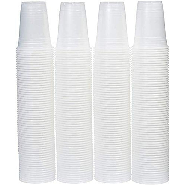 Amazon Basics 16-Ounce Disposable Plastic Cups, Clear/Translucent - Pack of 240