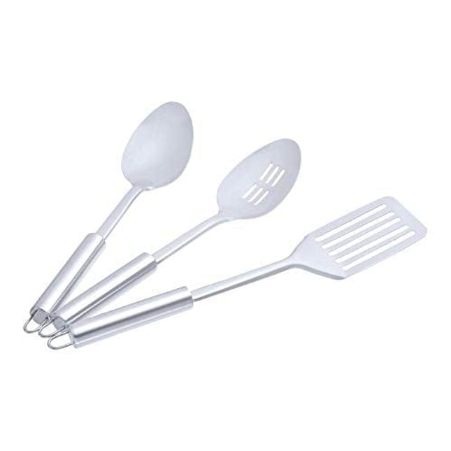 Amazon Basics Stainless Steel 3-Piece Cooking Utensil Set