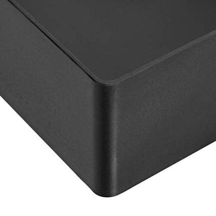 Amazon Basics Plastic Desk Organizer Bundle- Accessory Tray/Half Accessory Tray/Small Tray, Black