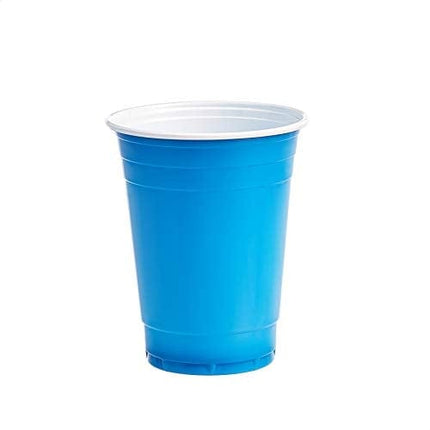 AmazonCommercial Plastic Cups, 16oz, Orange, Light Blue, Purple, Lime Green, Pack of 120