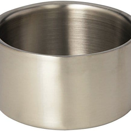 American Metalcraft SW4 Stainless Steel Double-Wall Food Coaster, Satin Finish, 4 3/4-Inch Diameter, Silver