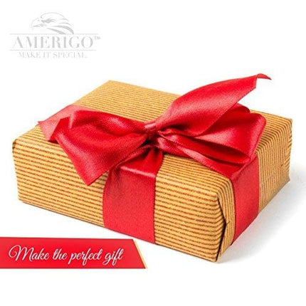 Premium Whiskey Stones Gift Set - Water Down Your Whisky? Never Again! Set of 9 Whiskey Rocks - Ice Cubes Reusable in Exclusive Wooden Gift Set - Whiskey Gifts for Man - Chilling Stones + FREE EBOOK