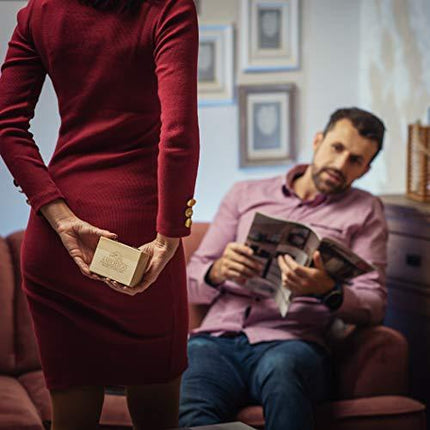 Premium Whiskey Stones Gift Set - Water Down Your Whisky? Never Again! Set of 9 Whiskey Rocks - Ice Cubes Reusable in Exclusive Wooden Gift Set - Whiskey Gifts for Man - Chilling Stones + FREE EBOOK