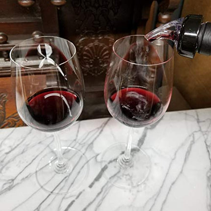 AmeriPour - Measured Pourer - Liquor Bottle Pourers - Collared -(3pk) Made 100% In The USA. Bar Spouts That Don't Leak - No Cracks, Just A Perfect Cocktail Pour Everytime. Great for Wine Too! (1.25oz)