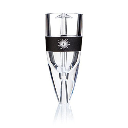 Vinluxe PRO Wine Aerator, Diffuser, Pourer, Decanter - Black - With Gift Carrying Pouch