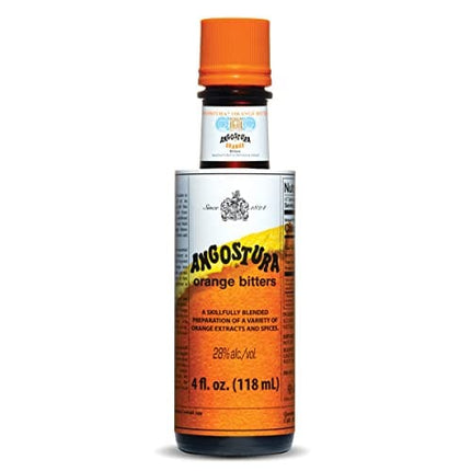 ANGOSTURA Orange Bitters, Cocktail Bitters for Professional and Home Mixologists, Kosher Certified, Sodium Free, 4 FL OZ