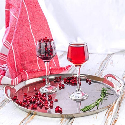 Argon Tableware 6x 80ml (2.8oz) Sherry/Liqueur Glasses - Home Restaurant Shot Spirit Glass - Dishwasher Safe