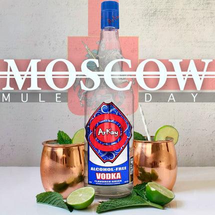 ArKay Alcohol Free Vodka Flavored Drink - Vodka Substitute - Since 2011 - 3 x 33.3 FL OZ Bottle Case