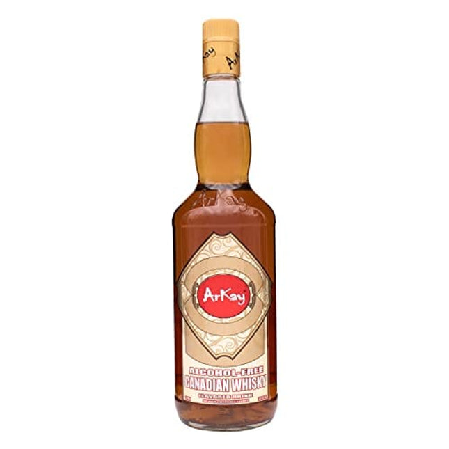 ArKay Non-Alcoholic Canadian Whisky | Whiskey Alternative | Make Great Zero Proof Cocktails | 0 Calories 0 Sugar |
