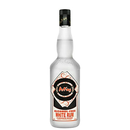 ArKay Non-Alcoholic White Rum | Make Great Zero Proof Cocktails | 0 Calories 0 Sugar | 33 FL Oz |