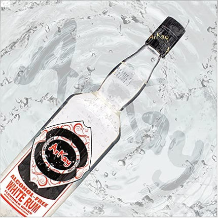 ArKay Non-Alcoholic White Rum | Make Great Zero Proof Cocktails | 0 Calories 0 Sugar | 33 FL Oz |
