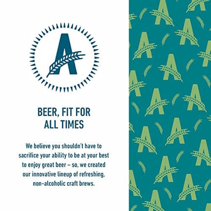 Athletic Brewing Company Craft NA - 12 Pack x 12 Fl Oz Cans - Upside Dawn Craft Golden - Low-Calorie, Award Winning - Subtle Aromas with Floral and Earthy Notes