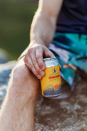 Athletic Brewing Company Craft Non-Alcoholic Beer - 6-Pack Cerveza Atletica and 6-Pack Upside Dawn - Low-Calorie, Award Winning - All Natural Ingredients For A Great Tasting Drink - 12 Fl Oz Cans