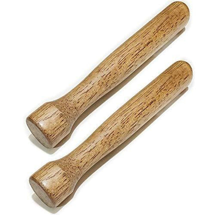 2 Wood Muddler for Cocktails Mojito Drinks, 8 Inch Durable Wooden Muddler Set Pestle Kitchen Bar Tools and Bartender Gadgets