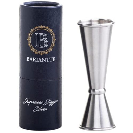 Bariantte Cocktail Measuring Jigger for Bartending Stainless Steel Double Jigger Liquor Shot Measure Cup Professional Japanese Jigger 2 oz 1 oz