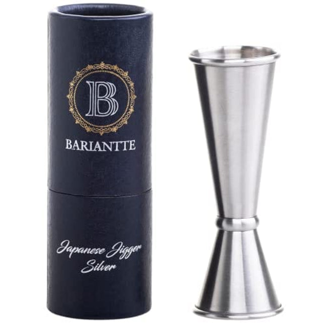 Bariantte Cocktail Measuring Jigger for Bartending Stainless Steel Double Jigger Liquor Shot Measure Cup Professional Japanese Jigger 2 oz 1 oz