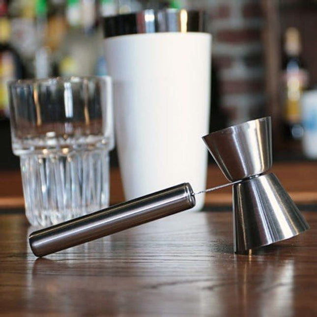 BarConic Stainless Steel Jigger with Handle.75 oz x 1.25 oz