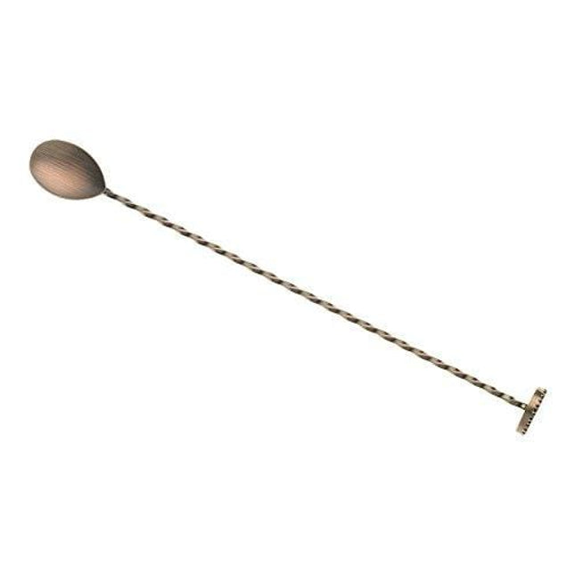 Barfly Bar Spoon, Muddler 11 13/16" (30 cm), Antique Copper