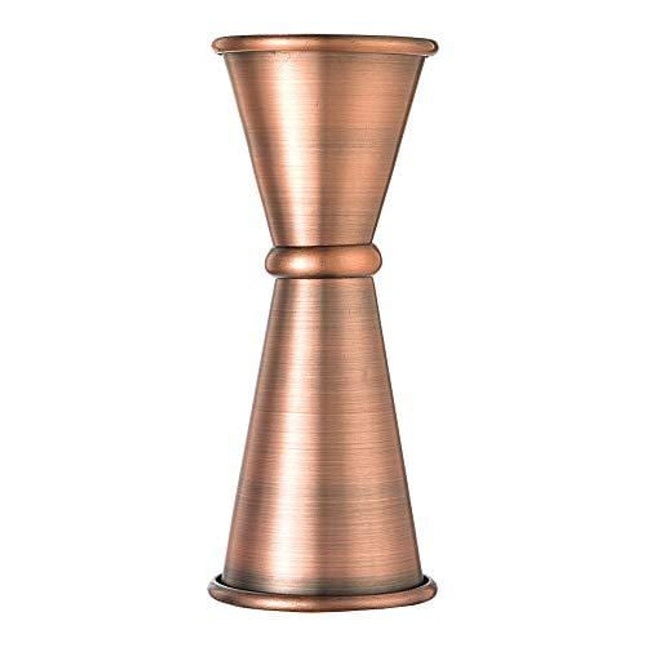Barfly M37003ACP Japanese Style Jigger, 1 oz x 1-1/2 oz, Antique Copper