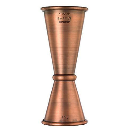 Barfly M37003ACP Japanese Style Jigger, 1 oz x 1-1/2 oz, Antique Copper