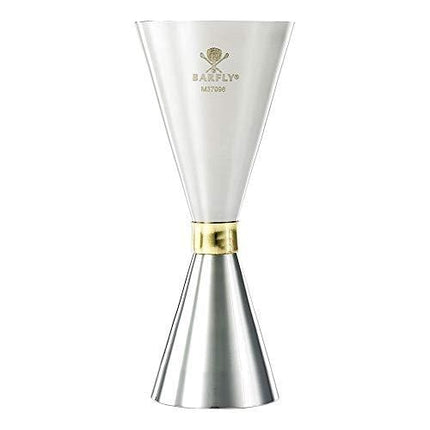 Barfly Cocktail Measuring Jigger, 1 oz x 2 oz, Banded