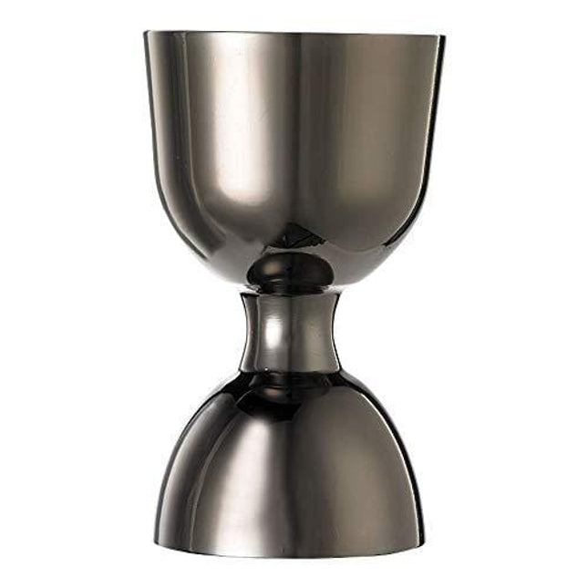 Barfly M37006BK Heavy-Duty Straight Rim Bell Jigger, 1 oz x 2 oz, Gun Metal Black