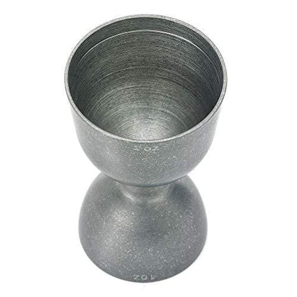 Barfly M37006VN Heavy-Duty Straight Rim Bell Jigger, 1 oz x 2 oz, Vintage