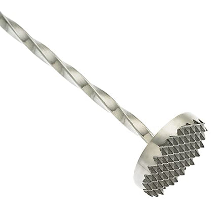Barfly Muddle Bar Spoon, Muddler 15 3/4" (40 cm), Stainless Steel,M37019