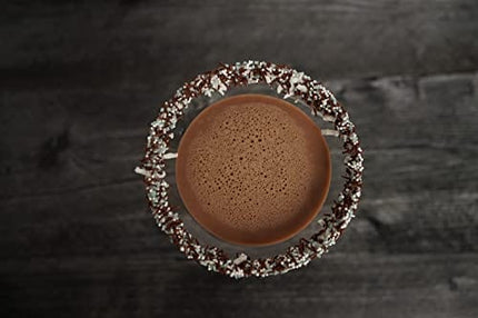 Barrel Roll Bar Essentials Cocktail Rimmer Sprinkles - Bartender Accessories, Finishing Sugar Garnish for Drinks, Glass Rimming Sugars - Natural Ingredients - Chocolate Sprinkle Confetti - 6 Ounce