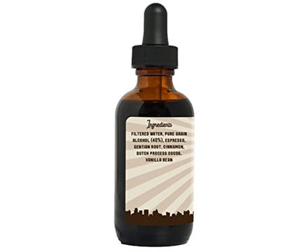 Barrel Roll Bar Essentials Espresso Cocktail Bitters | Drink Mixers for Cocktails | Premium Cocktail Mixers | Barrel Aged Bitters for Cocktails and Alcohol | Allergen & Gluten Free | 2 fl oz. Bottle