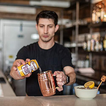 Barritt's Original Ginger Beer, Non-Alcoholic Soda Cocktail Mixer, 12 fl oz Cans, 24 Pack