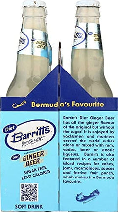 Barritts Soda 4pk Diet Ginger Beer