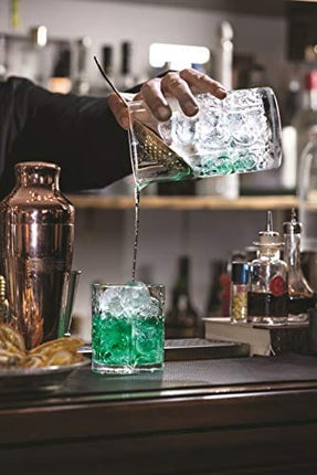 Highball - Glass - Set of 6 - Hiball Glasses - Lead Free Crystal - Beautiful Tattoo Design - Drinking Tumblers - for Water, Juice, Wine, Beer and Cocktails - 13 oz. - by Barski - Made in Europe