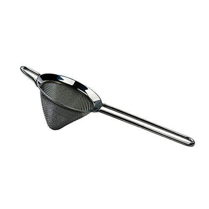 Cocktail Fine Strainer Stainless Steel Professional Bar Tool Conical Mesh Strainer,Black