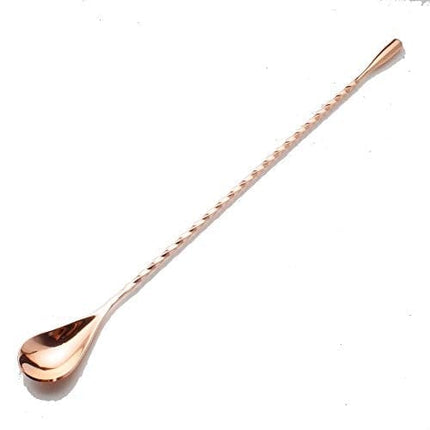 Mixing Bar Spoon 12 Inches 18/10 Stainless Steel Spiral Pattern Morphine Bartender Whiskey Cocktail Shaker Spoon